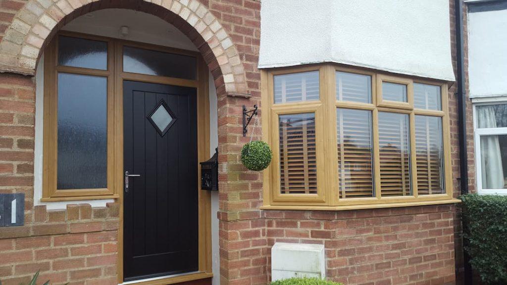Double Glazing With Wood Effect Upvc Frames